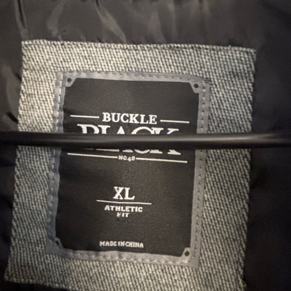 Buckle Black Athletic Fit Vest